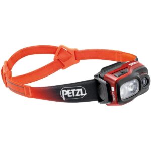 PETZL Swift RL Headlamp Orange, 1100 lumens with Reactive Lighting