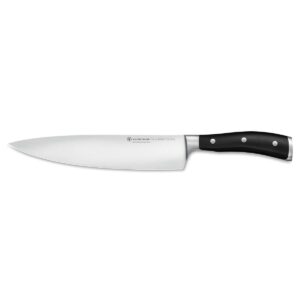 Wüsthof Classic IKON Chef’s Knife, 9-Inch, Black